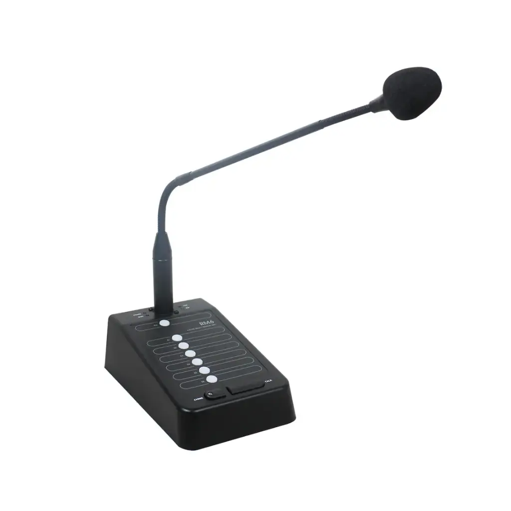 Lucky Tone RM-6 6 Zone Paging Microphone for MPRO Series Amps