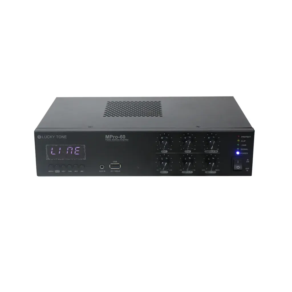 Lucky Tone Mpro-60 60W Mixer Power Amplifier 