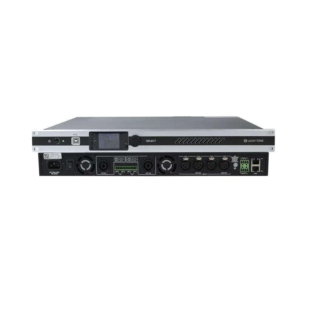 Lucky Tone MA-3600TD V2 Mixer Power Amplifier with Dante and DSP