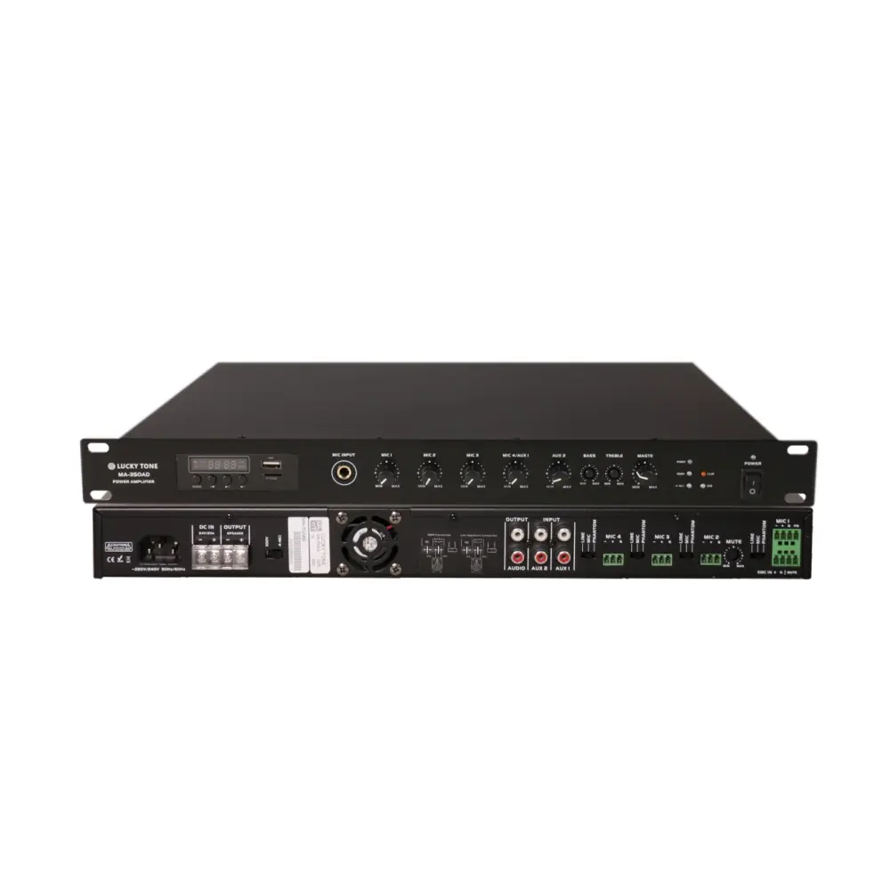 Lucky Tone MA-500AD Digital Mixer Amplifier with USB, BLE and Tuner - 500W