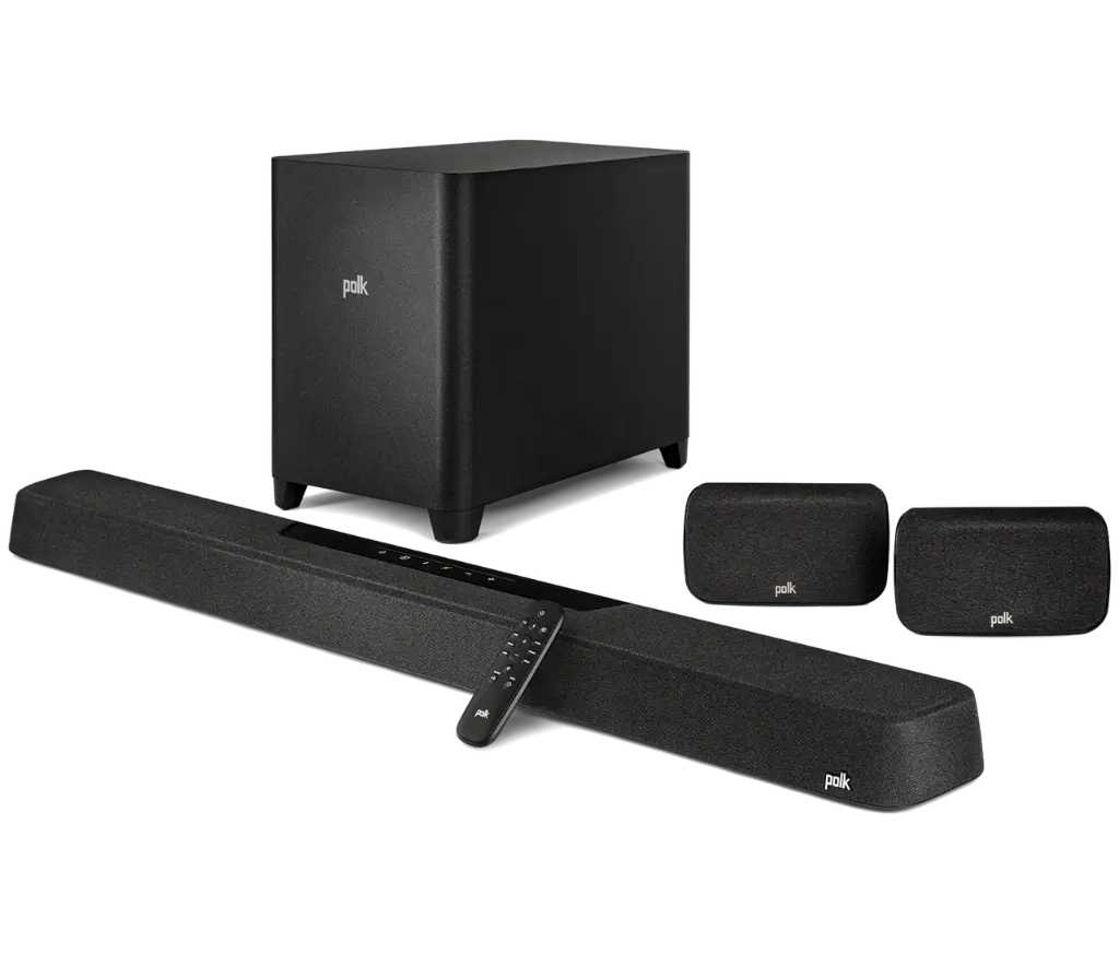 Polk MagniFi Max AX SR Flagship 7.1.2 Dolby Atmos / DTS:X Sound Bar System 