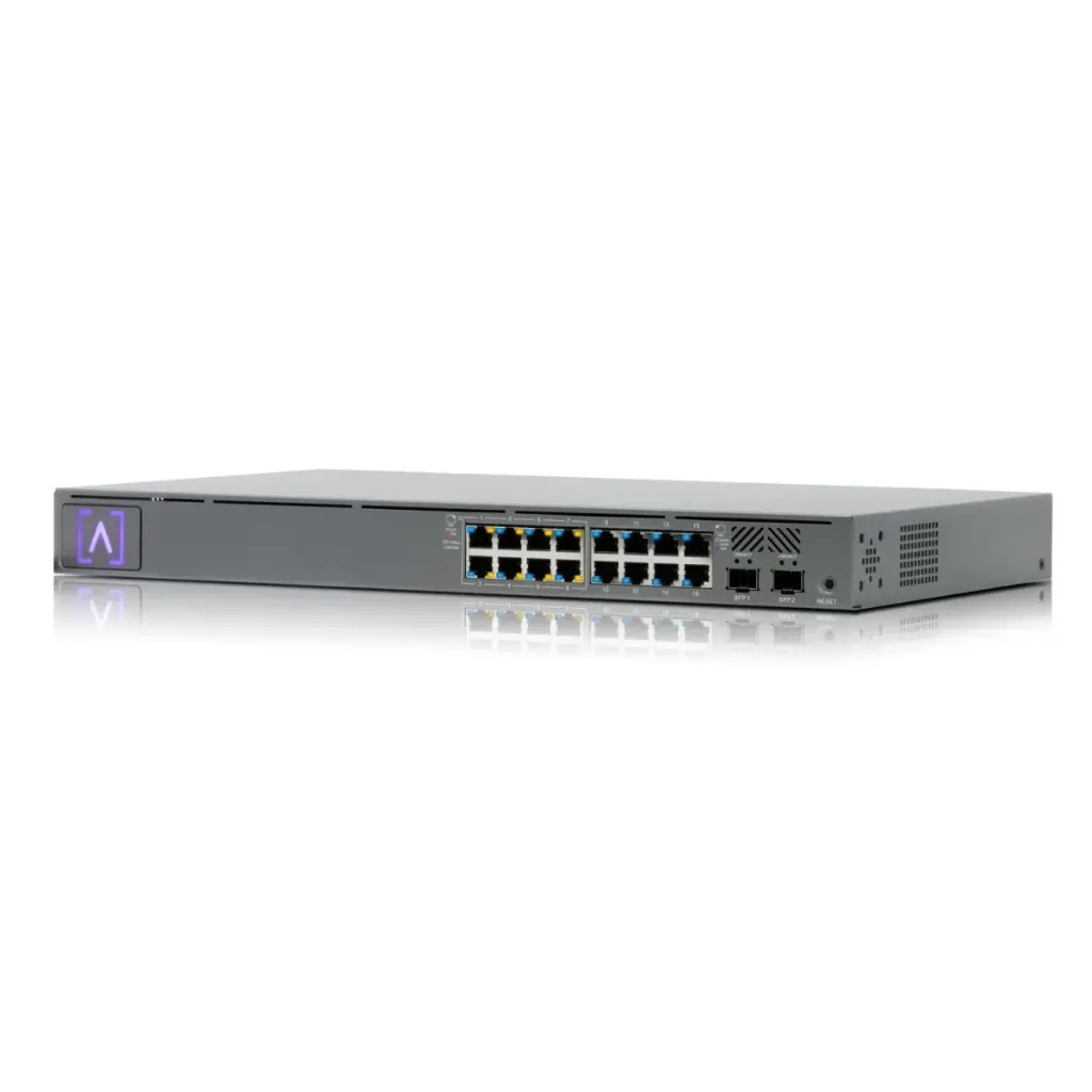 [S16-POE] Alta Labs 16 Port, Layer 2, 120W PoE, Managed Enterprise Network Switch