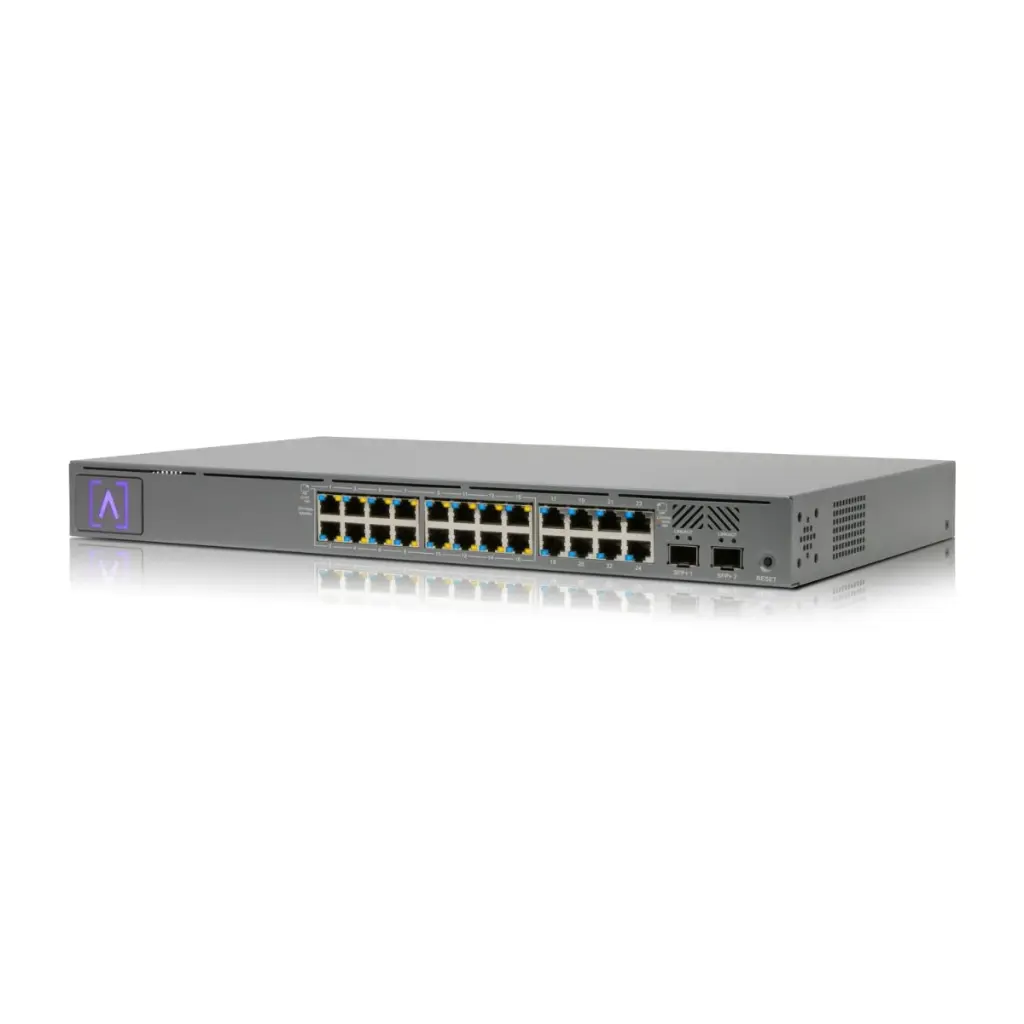 Alta Labs 24 Port, Layer 2, 240W PoE, Managed Enterprise Network Switch