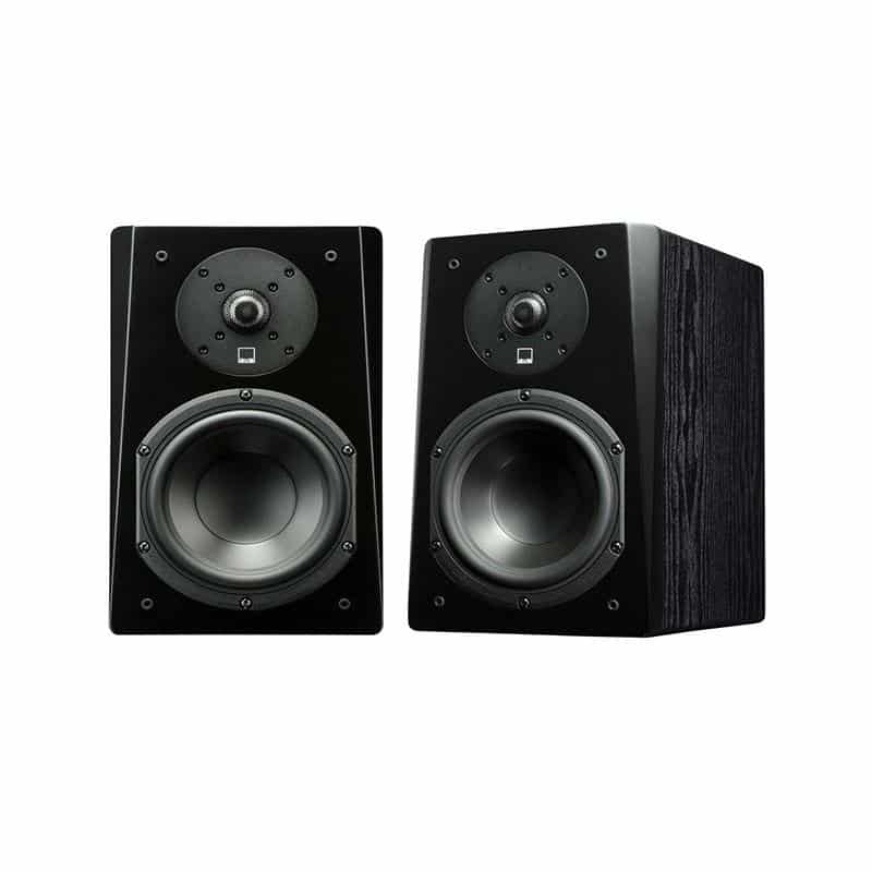 SVS Prime Bookshelf Speakers (Black Ash)